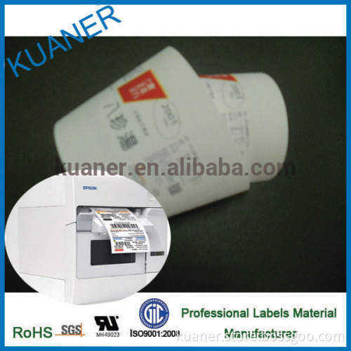 Inkjet PP sticker roll label material